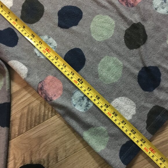 CHARLIE B Soft Fleecey Polka Dot Crewneck Sweater - Picture 10 of 14